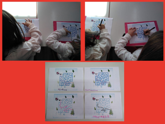 "Τον λαβύρινθο περνώ τα δώρα για ν' αφήσω"